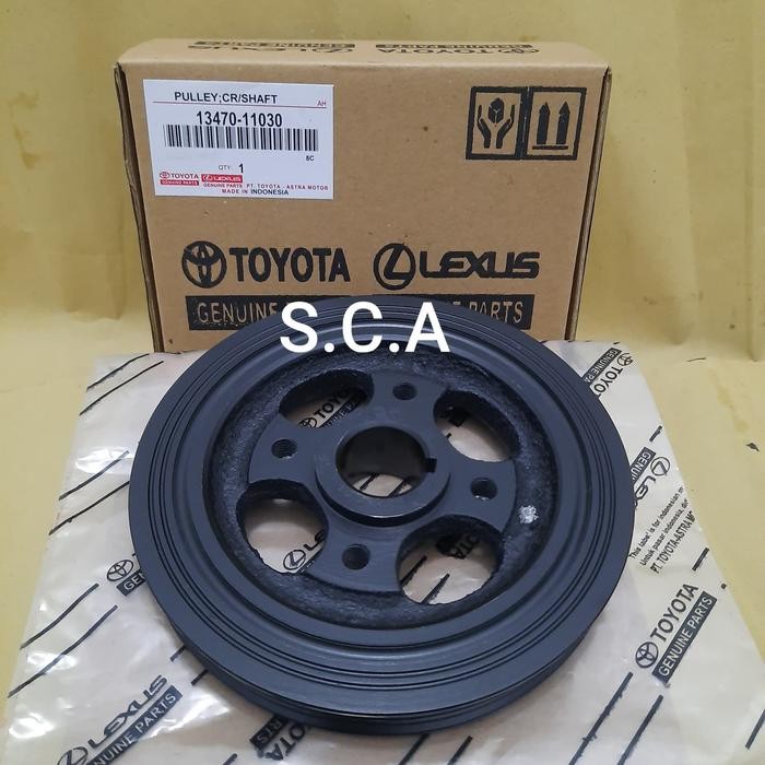 Puli Poli Pully Kruk Krek As Pulley Crankshaft Toyota Starlet