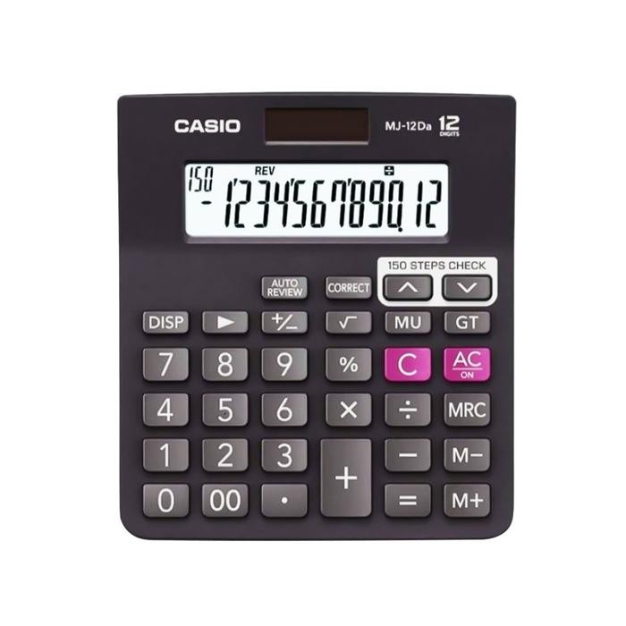 

casio mj-12d - check & correct desktop kalkulator kode 78