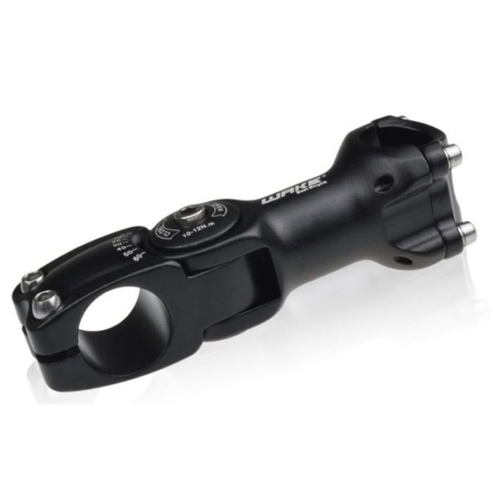 Wake Stem Sepeda Mtb Rise Adjustable 0-60 Derajat 130Mm Os 31.8Mm