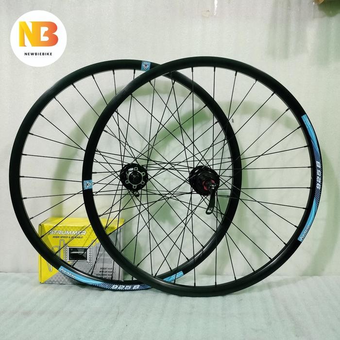 Wheelset Strummer Hm 380 Rims 26 Inch Araya Suara Tawon Disc Brake
