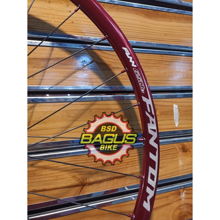 Funn Wheelset N Fantom Alloy, 650B Clincher 142Mm Red