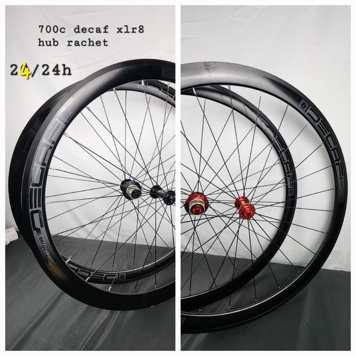 Wheelset Rachet Decaf Xlr8 24H