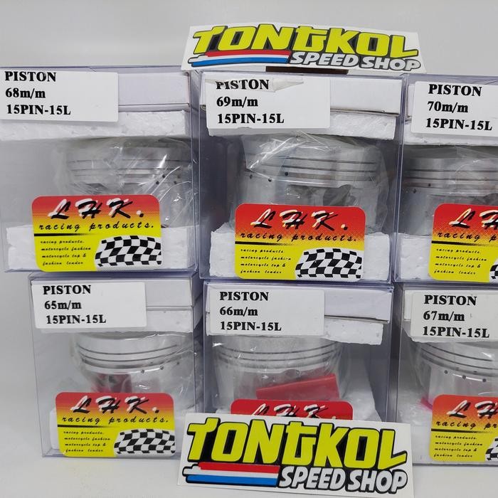 PISTON LHK PIN 15 UKURAN 65,66,67,68,69,70MM ORIGINAL THAILAND