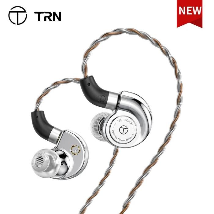 TRN Conch High-performance DLC Diaphragm Dynamic HiFi Earphones