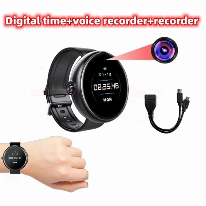 Potable Watch Mini Camera 1080P Video Voice Recorder Outdoor Security