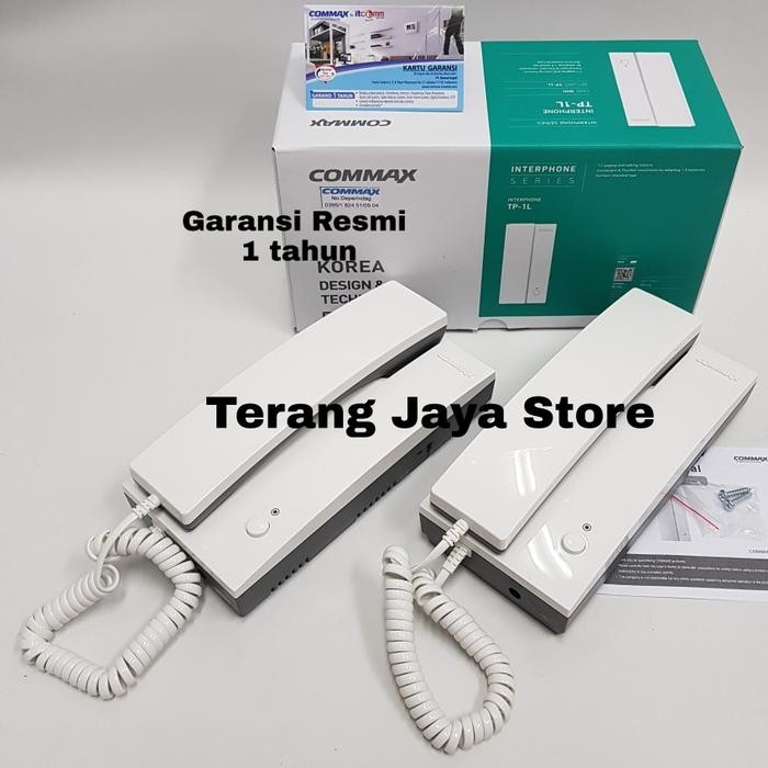 Termurah Intercom Commax Tp-1L (2 Unit) Interphone Commax Tp-1L Intercom Model Telepon Commax Tp1L
