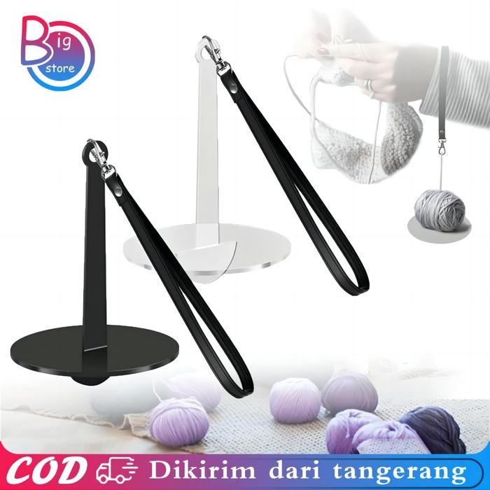 

Wrist Yarn Holder Stand Portable Yarn Organizer Akrilik Tempat Benang Rajut