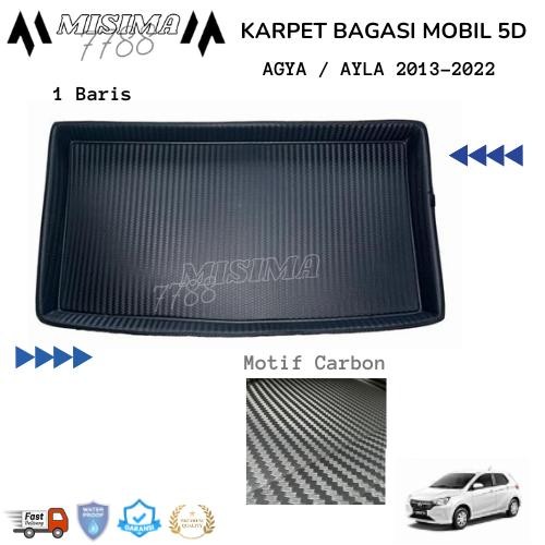 Terbaru Karpet 5D Untuk Bagasi Mobil Toyota Agya / Ayla All Type Original