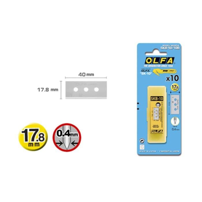 

PISAU REFILL BLADE OLFA SKB-10/10B UNTUK CUTTER SK-10 KODE 728