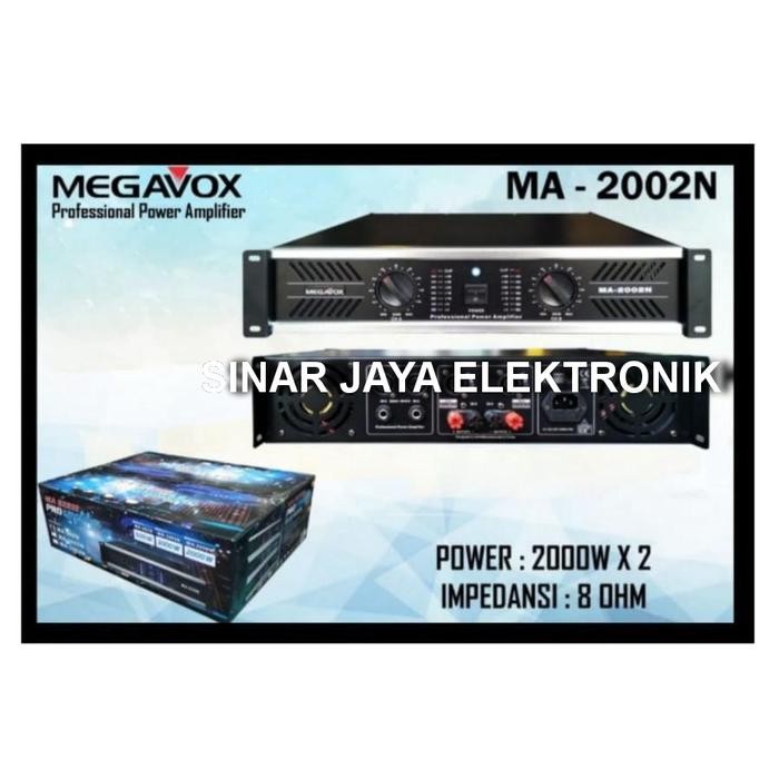 POWER AMPLI MEGAVOX MA2002 POWER MEGAVOX MA 2002/ MA-2002