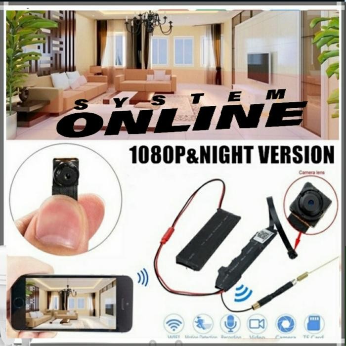 IP Cam CCTV Pengintai Kamera Super Mini 8MP Hasil Jerni