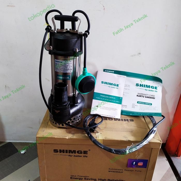 Terlaris Pompa Air Celup 2 Inch Shimge Wvsd-55A2Fv Mesin Pompa Celup Air Bersih