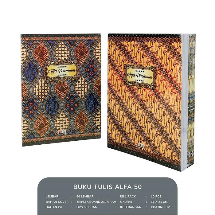 

Buku Tulis Boxy 50 Alfa Premium