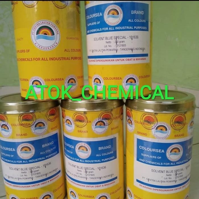 

Pewarna Minyak Coloursea Warna Biru (Solvent Blue Special)