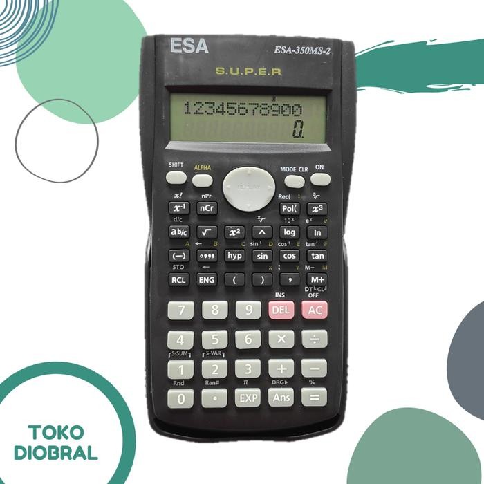 

Kalkulator Ilmiah 350 Scientific Calculator Gratis Baterai