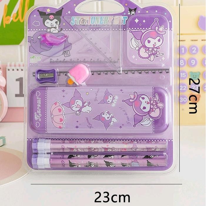 

Set Alat Tulis 12In1 Paket Sil Atk Anak Sekolah Stationery Gift Set Kotak Sil Ghapus Ggaris Rautan