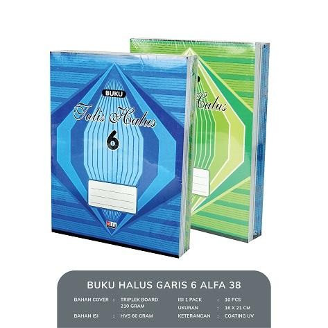 

Buku Tulis Halus Garis 6 38 Lembar Alfa