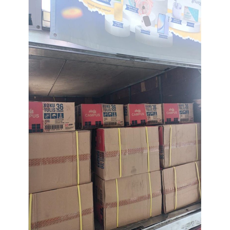 

(CAMPUS SKOLA BOXY ) Campus Buku Tulis Skola Campus 36 Lembar BOXY 1 Pack Isi 10 Buku untuk