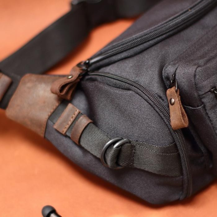 tas selempang pria Wanita kulit sapi asli - waisbag pusil pusiill 190