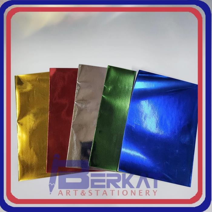 

[1 Pack] Sampul Buku Kertas Kilap Marmer Kwarto / Boxy 5 Warna