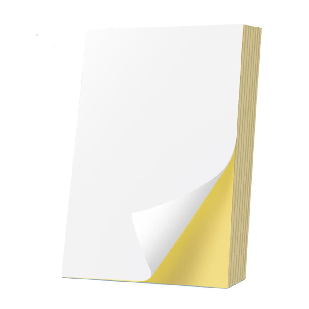 

A4 White/Kraft Printable Sticker Self Adhesive Sticker Label Matte glossy Paper Sheet for Laser