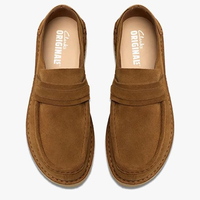 Clarks Nomad Loafer Original Sepatu Loafers Pria Suede