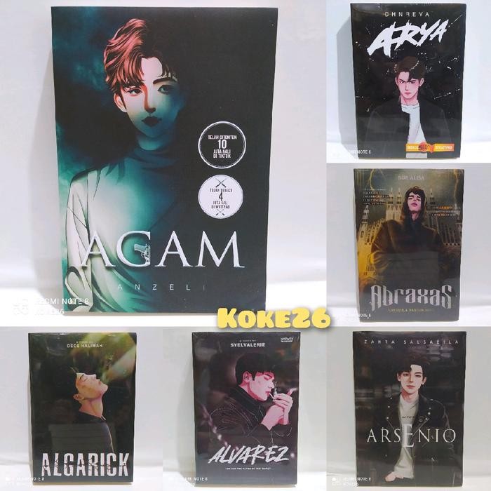 PAKET 6 NOVEL ALGARICK, ALVAREZ, ARYA, AGAM, ABRAXAS, ARSENIO