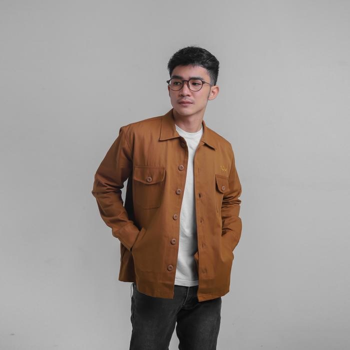 Ineat Zaku Trucker Jacket Outerwear Caramel