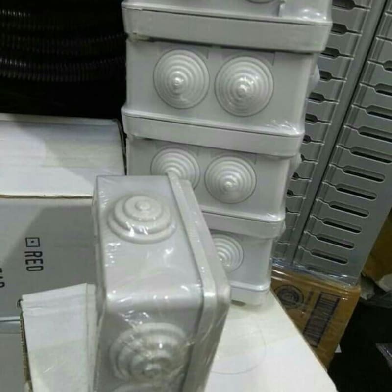 DURADUS 100 x 100 x 50 mm junction box MG 10x10 cm Abu-Abu