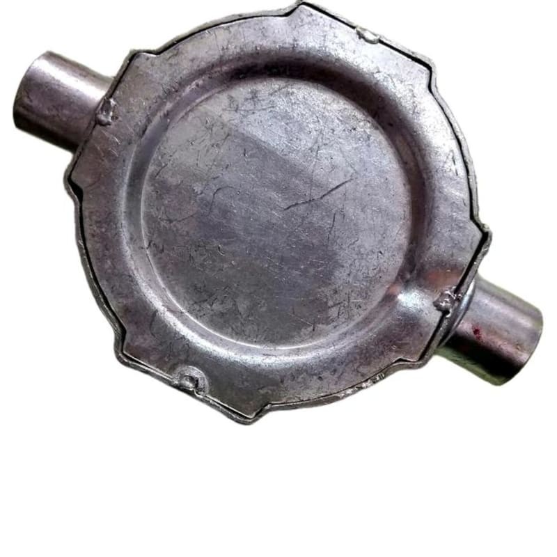 TEE DUS 2 WAY GALVANIS T dus cabang 2 galvanized