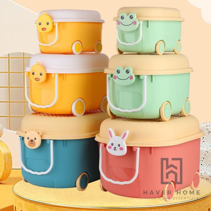 TOYA - Container Box Plastik Kotak Penyimpanan Serbaguna Mainan Anak