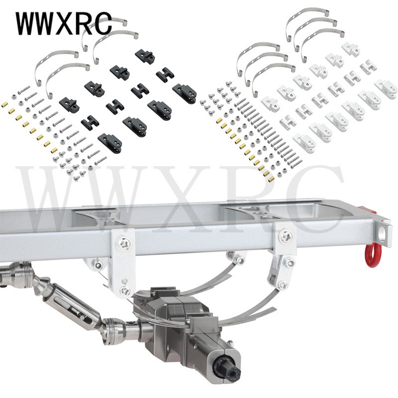 WPL 1/16 Military Truck Metal Steel Leaf Spring Suspension Set for WPL B1 B14 B-14 B16 B24 B-24 C14