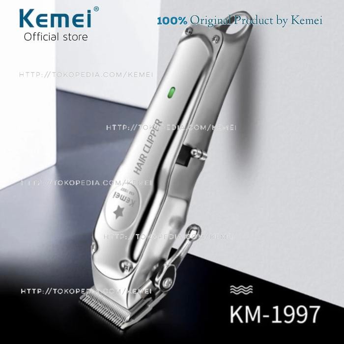 Alat Cukur Rambut Kemei Km-1997 Hair Clipper Professional Metal 1997