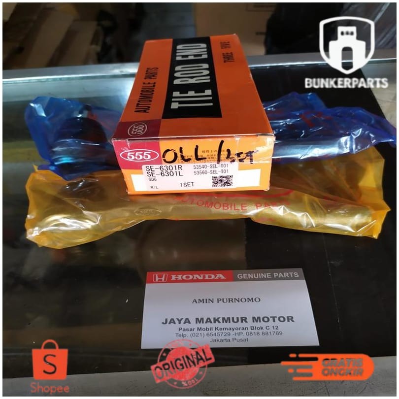 Tie Rod End Honda Jazz GD3 City GD8 2003 2004 2005 2006 2007 2008 555