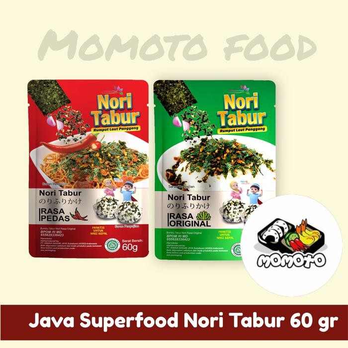 

New Nori Tabur Rumput Laut Panggang Bon Onigiri 60 gram Original Pedas