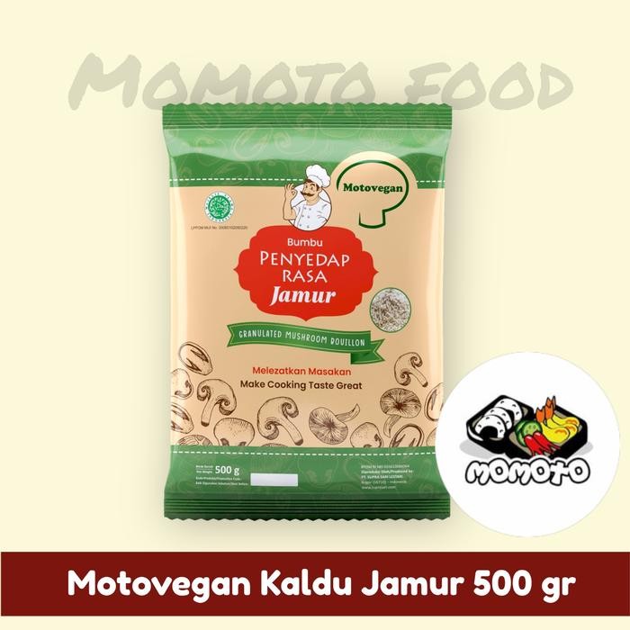 

New Kaldu Jamur Motovegan 500 gram HALAL MUI non MSG untuk MPASI