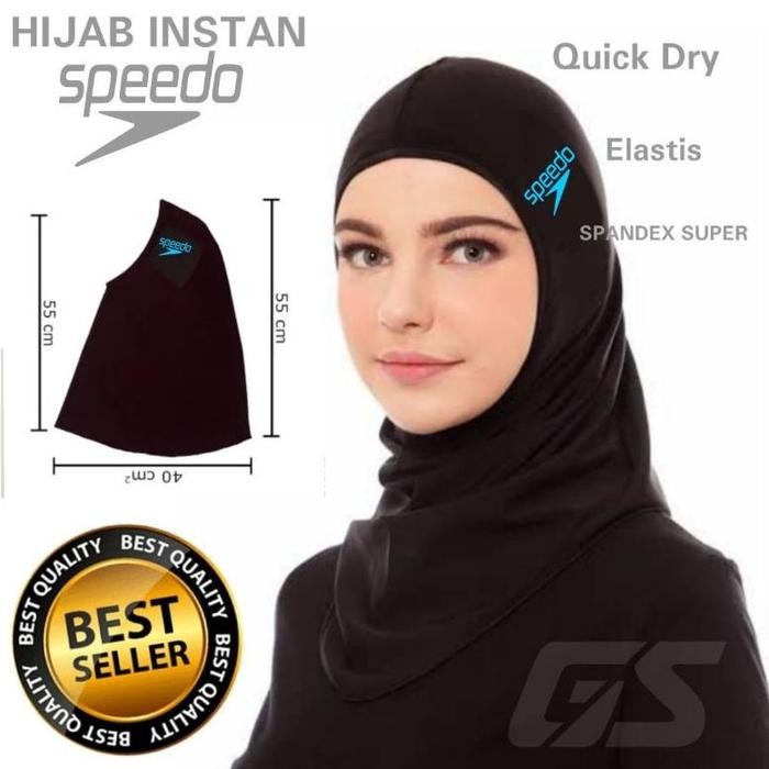 (Allthebest) Hijab Renang Hijab Instan Topi Renang Kerudung Jilbab Renang Harga