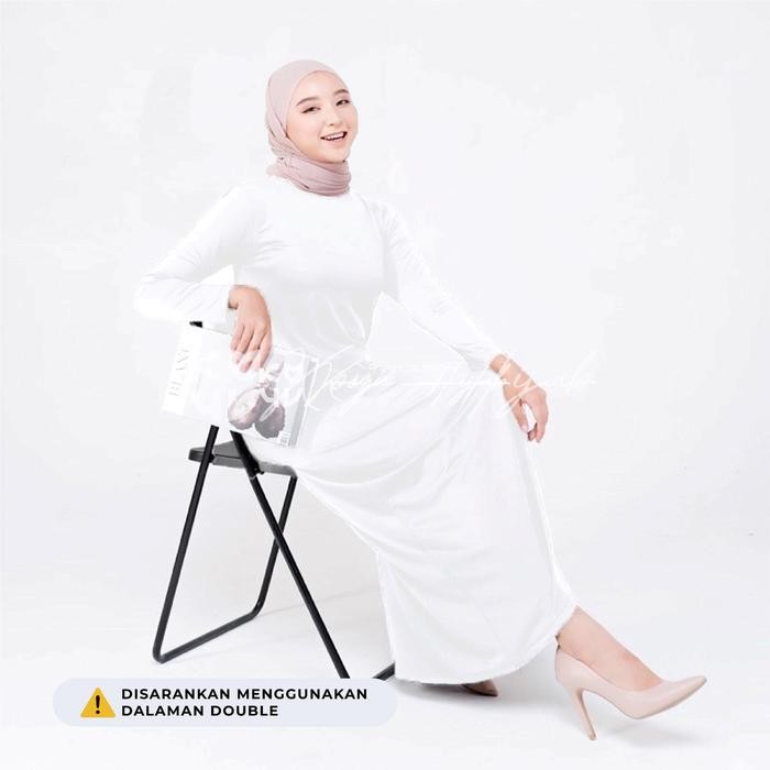 (Allthebest) Koyu Hijab Iner Manset Dress Jersey Kalia