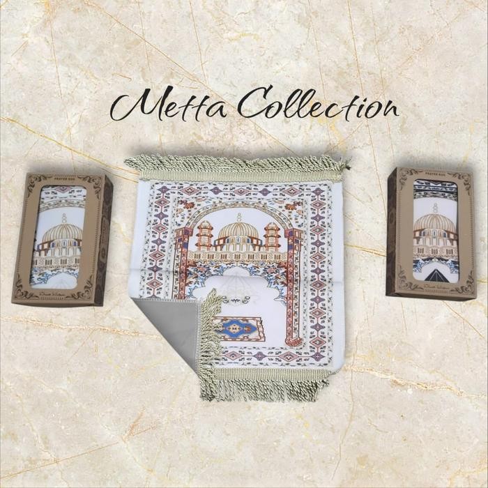 (Allthebest) Sajadah Mini Suede Swede Kanebo Muka Persegi Kecil Tipis Lembut Travell Souvenir Haji