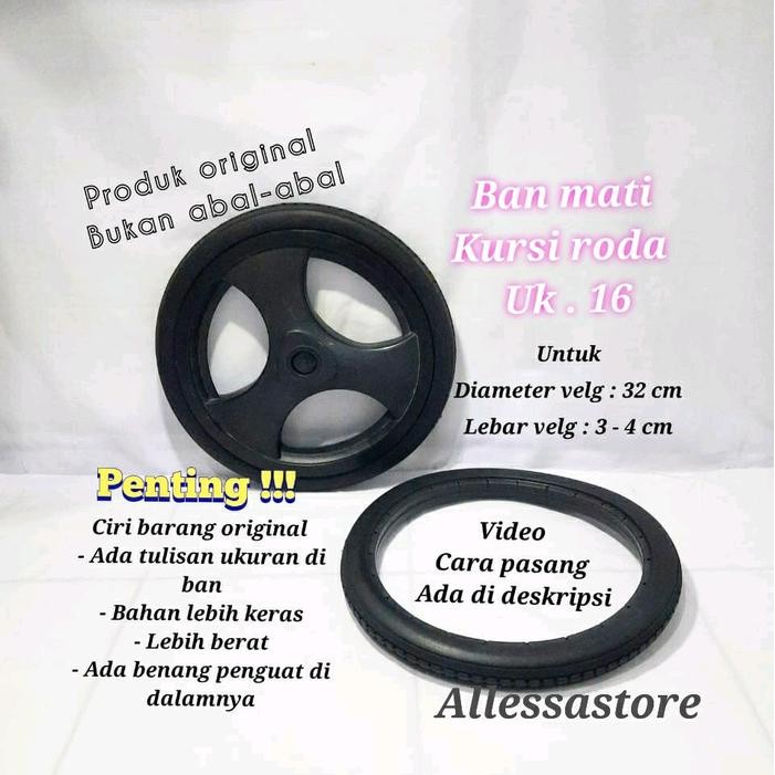 ban mati kursi roda ukuran 16