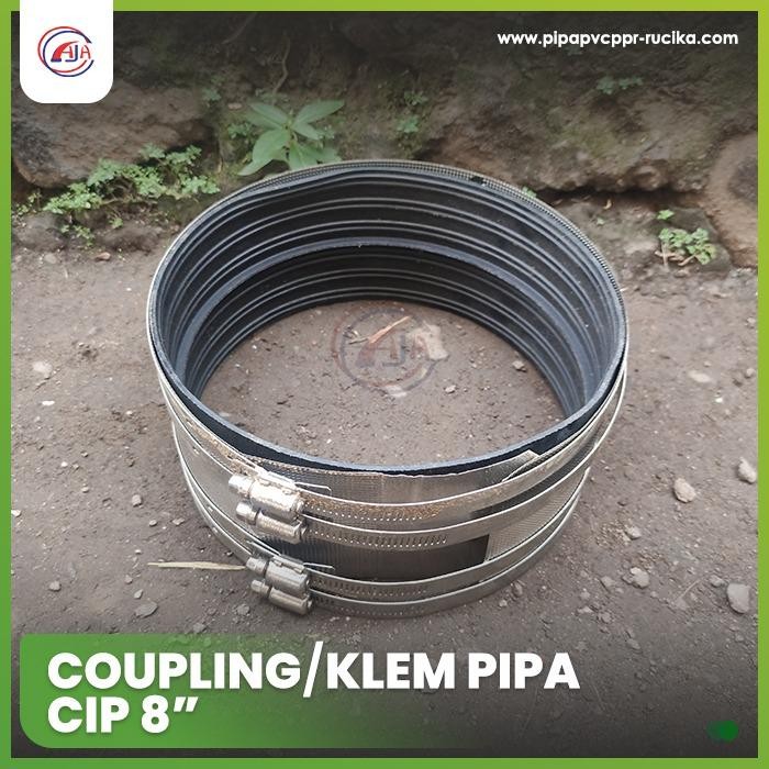 Termurah Coupling/Klem Pipa Cip (Cast Iron) 8 Inch
