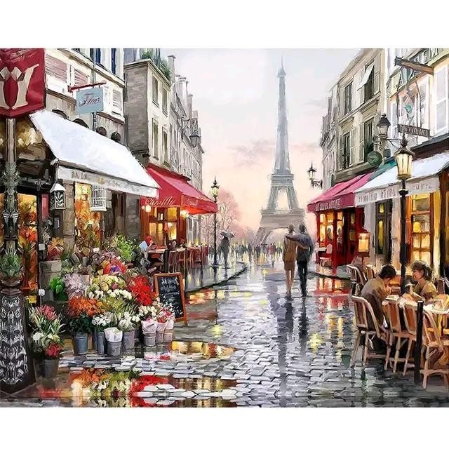 

High Quality Full Drills Landscape 30x40 DIY Diamond Art Painting for Beginners Hadiah manik manik