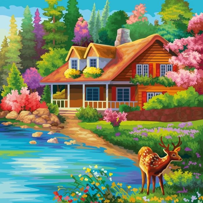 

[NEW DESIGN] 5D Diamond Painting Set DIY 30x40cm Diamond Painting Full Drill / Lukisan Kristik