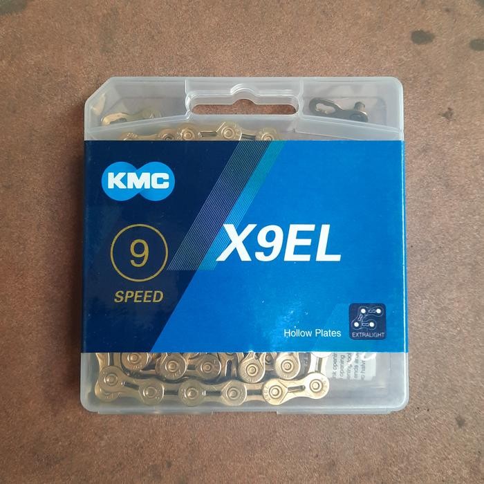 CHAIN - RANTAI SEPEDA KMC 9 speed GOLD 116L sparepart sepeda termurah