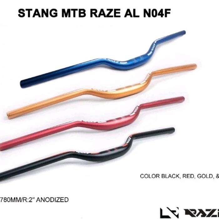 STANG HANDLEBAR MTB 31.8 RAZE RISE ALLOY 76mm sparepart sepeda termurah