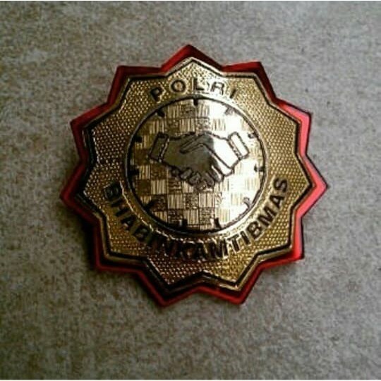 Azka Pin Bhabinkamtibmas Polri Mika Akrilik