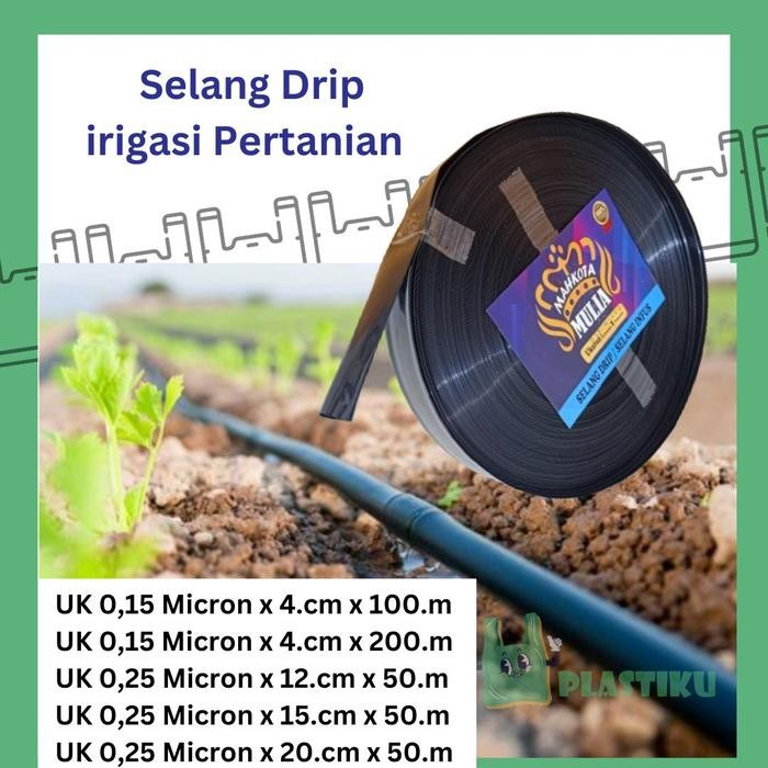SELANG DRIP HITAM IRIGASI PERTANIAN MAHKOTA MULIA Air
