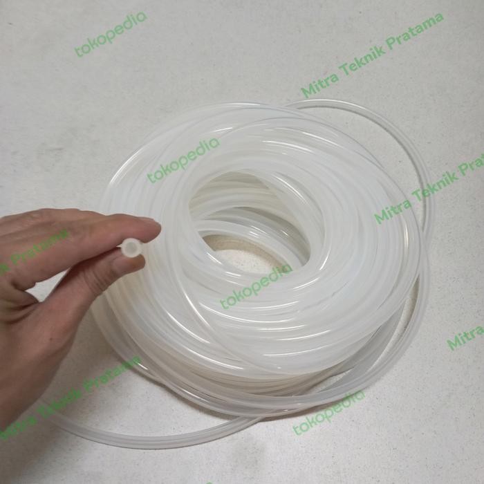 Tubing / Selang Silikon Silicone ID 6 mm x OD 8 mm ( 6mm x 8mm )