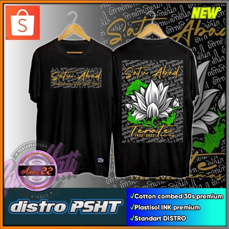Ori KAOS PSHT TERATE EMAS SATU ABAD NEW (KODE C1) PANJANG