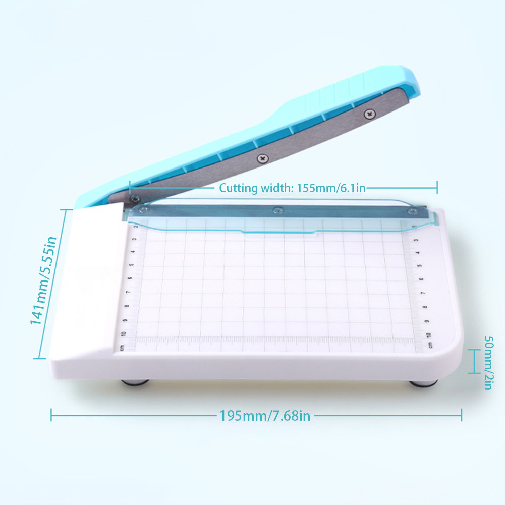 

15.5cm Portable Paper Trimmer,Paper Cutter Cutting Machine for Craft Paper Card Photo Laminated